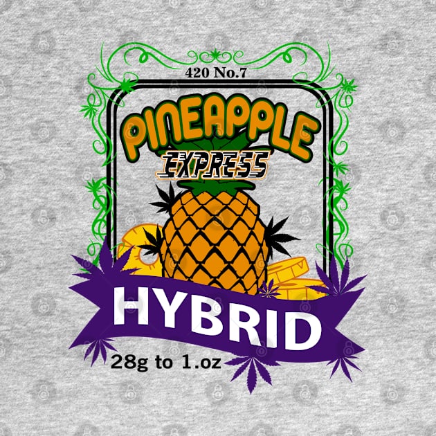 Pinapple Express 420 Strain Logo by Illustrious Graphics 